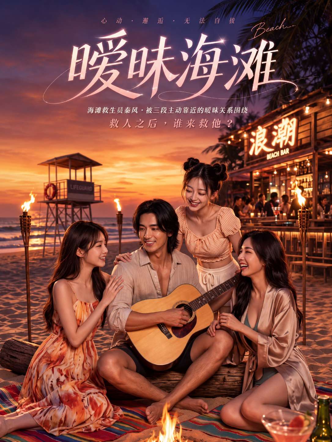 暧昧沙滩海报